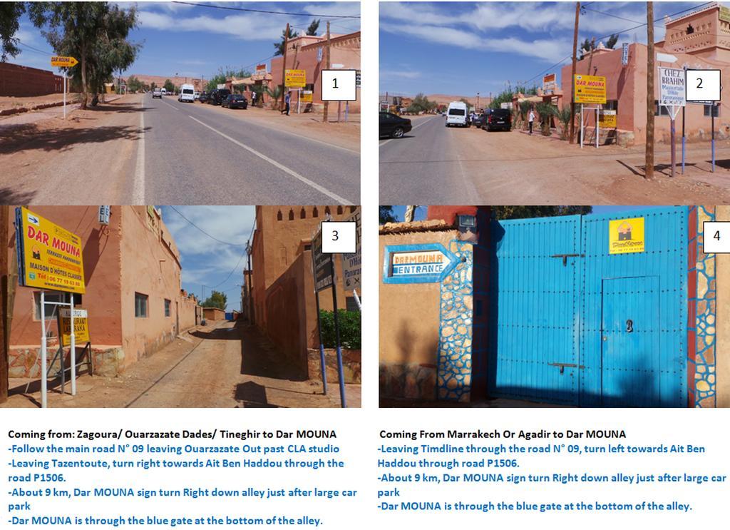 Dar Mouna Aït-Ben-Haddou Exterior foto